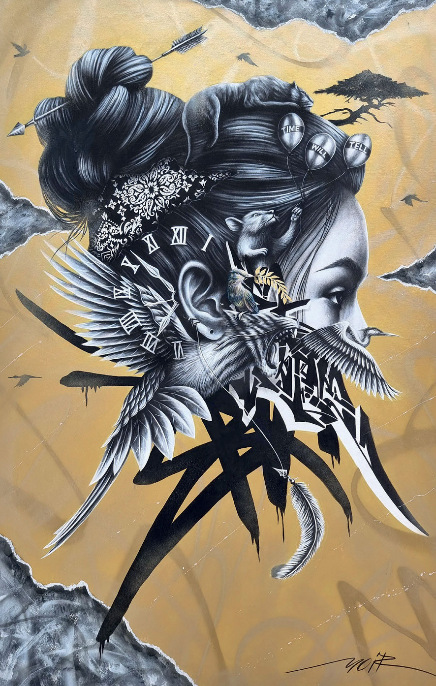 Fragment of time - 100 x 150 cm