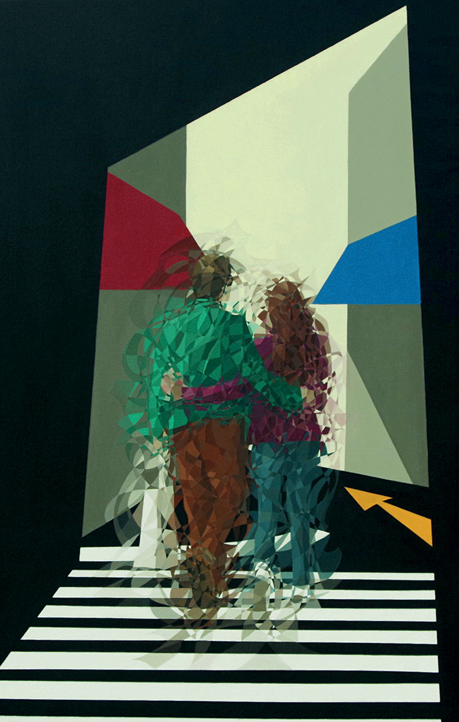 Street 6 - 80 x 80 cm (détail)